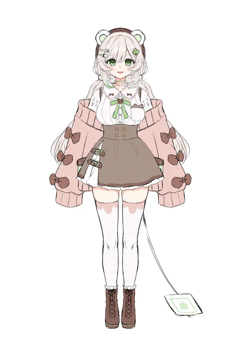 ラフ作って有償で魂募集するやつやろうと眠らせていたデータ発掘したしっぽみたいなのはティーパックのあれ 