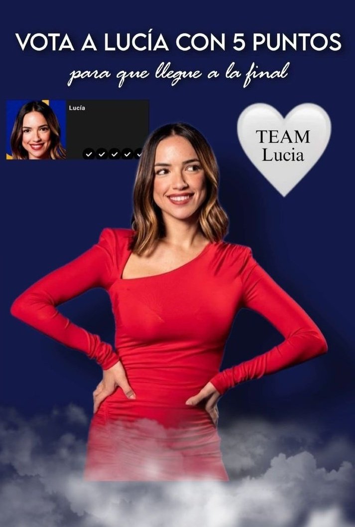 RosaRamosbarbe1's tweet image. Lucia ganadora #GHVIP23S