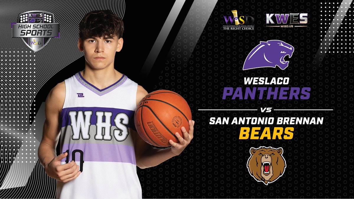 Tonight's basketball playoff game between the San Antonio Brennan Bears and the Weslaco Panthers will be live-streamed on YouTube.  #wisdtherightchoice

Here is the link: youtube.com/live/Sio9p6sag…