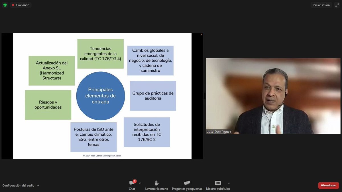 ISOLUCION's tweet image. Ayer realizamos gran foro de sistemas de gestión, #ciberseguridad, #Mipg y estándar #Iso9001 actualización. Gracias por tanta asistencia! @rvera2401 #Software @ISOLUCION @Diego_Molano @QualityForumOrg 300 personas conectadas. Con José Dominguez #Mexico buff.ly/3EpUUok