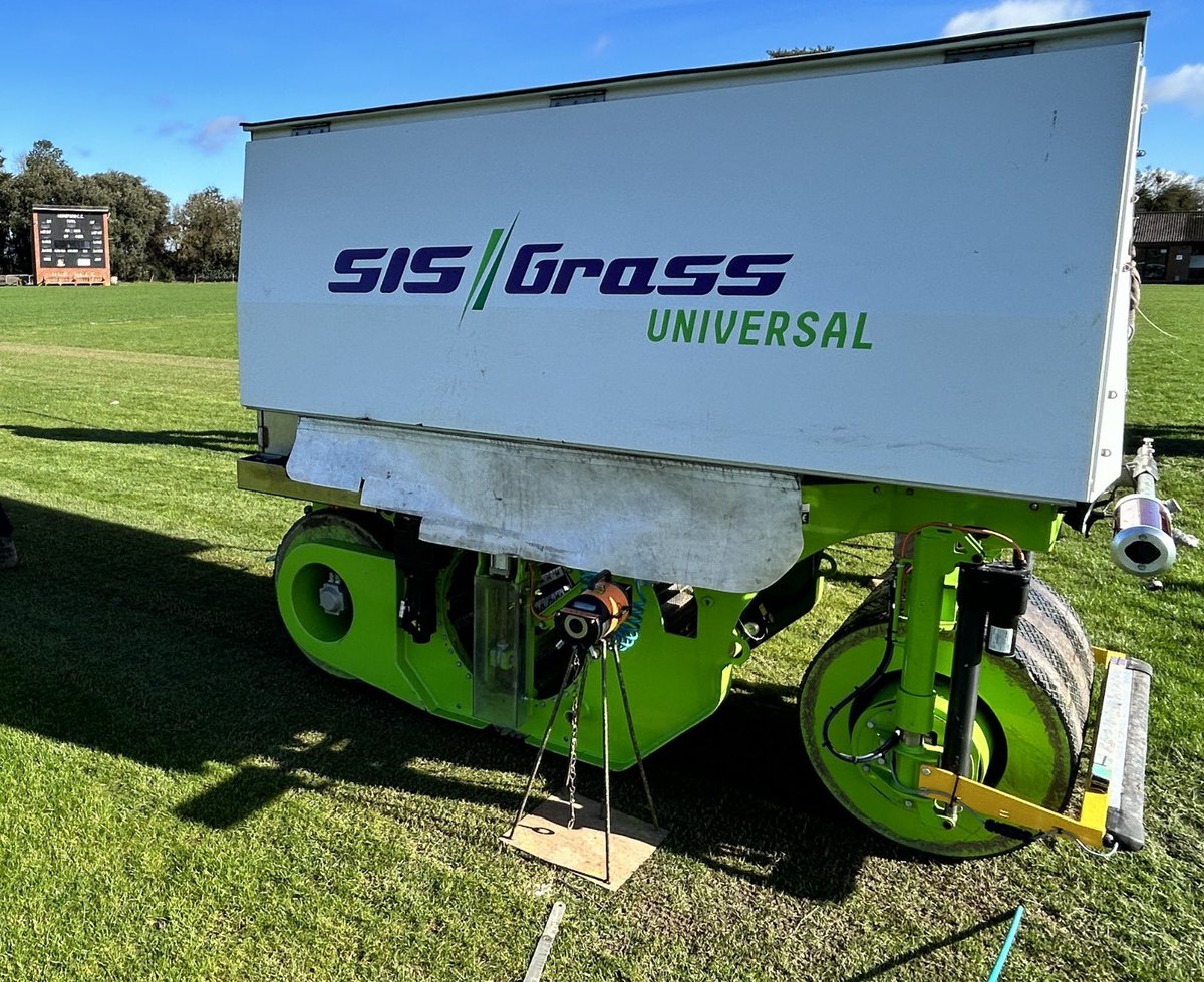 HorsfordCC's tweet photo. We were delighted to welcome guests from around the region, to listen to Paul Taylor explain about SIS Grass Technology,l. Our pitches are now installed, and we are delighted with the result. A huge thanks to SIS and Norfolk Cricket Board for their support.  #HCC https://t.co/36XB9bPH61