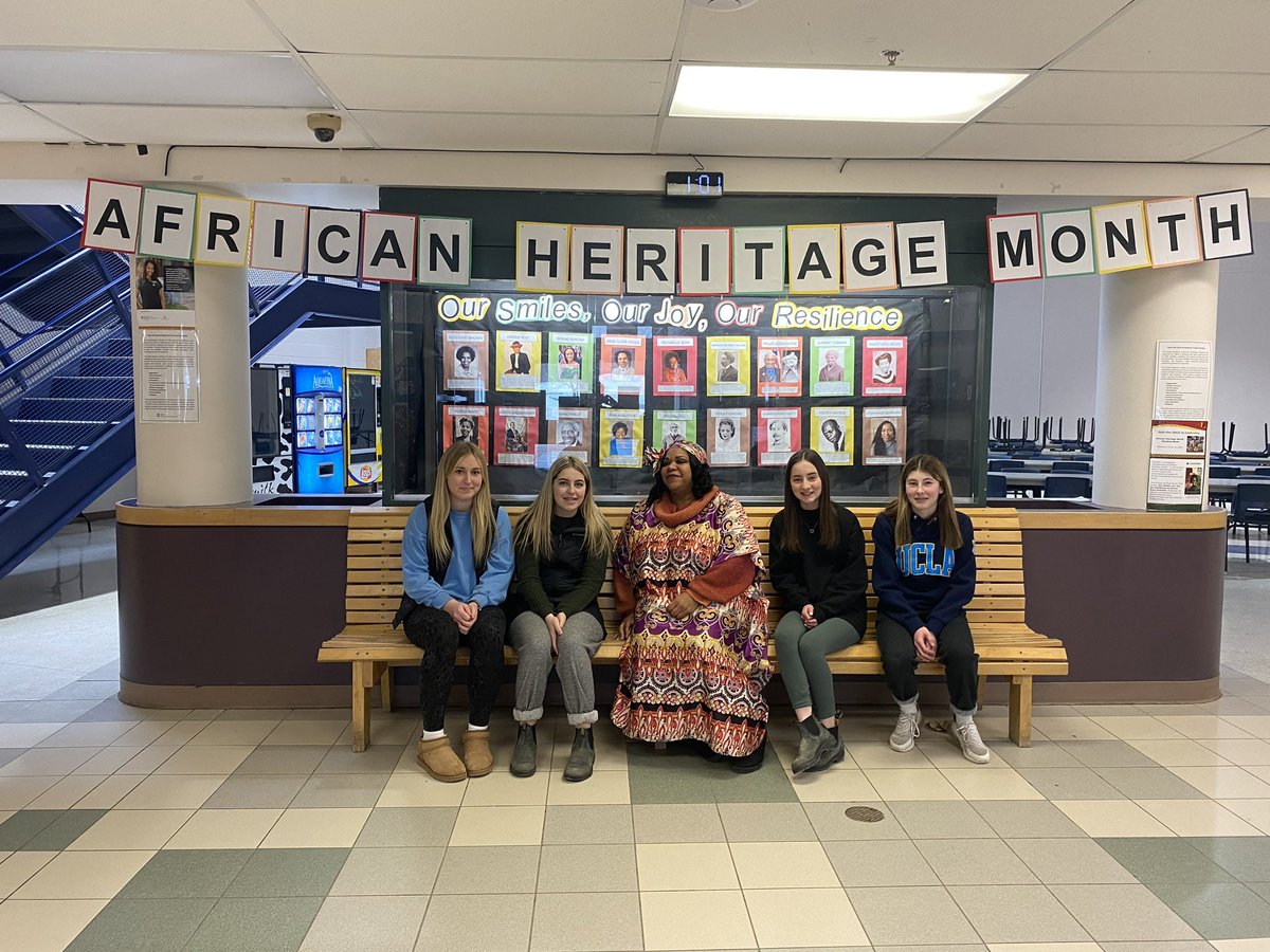 Arts Visuel 10 celebrating African Heritage Month with Ms Charlene!
