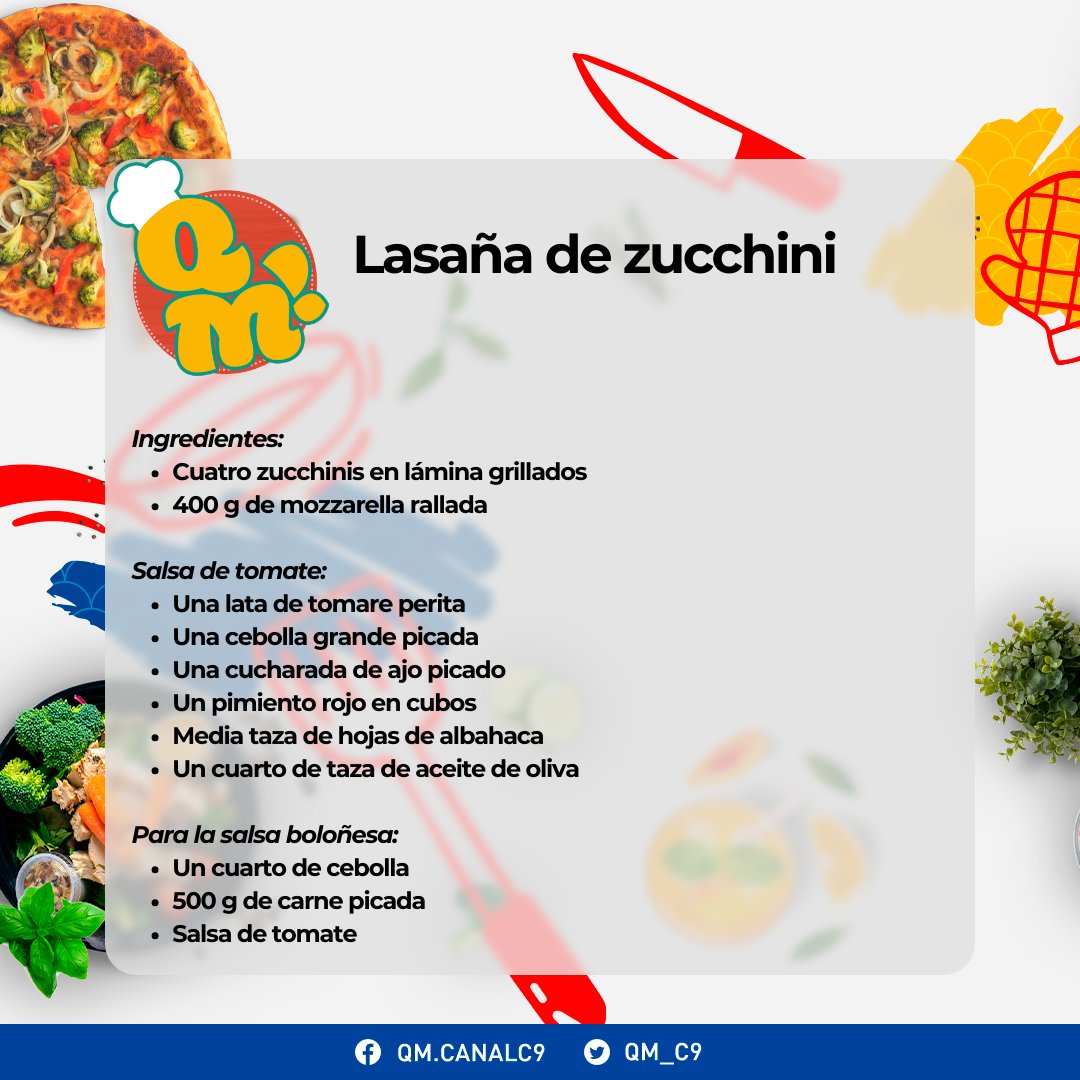 #QuéMañana | Por favor, qué DELICIA 😲 esta #Lasaña de #Zucchini 🥒. ¿La vas a preparar el finde? Mirá el paso a paso en ElNueve.com.ar 👉 #QueMañana 🍴