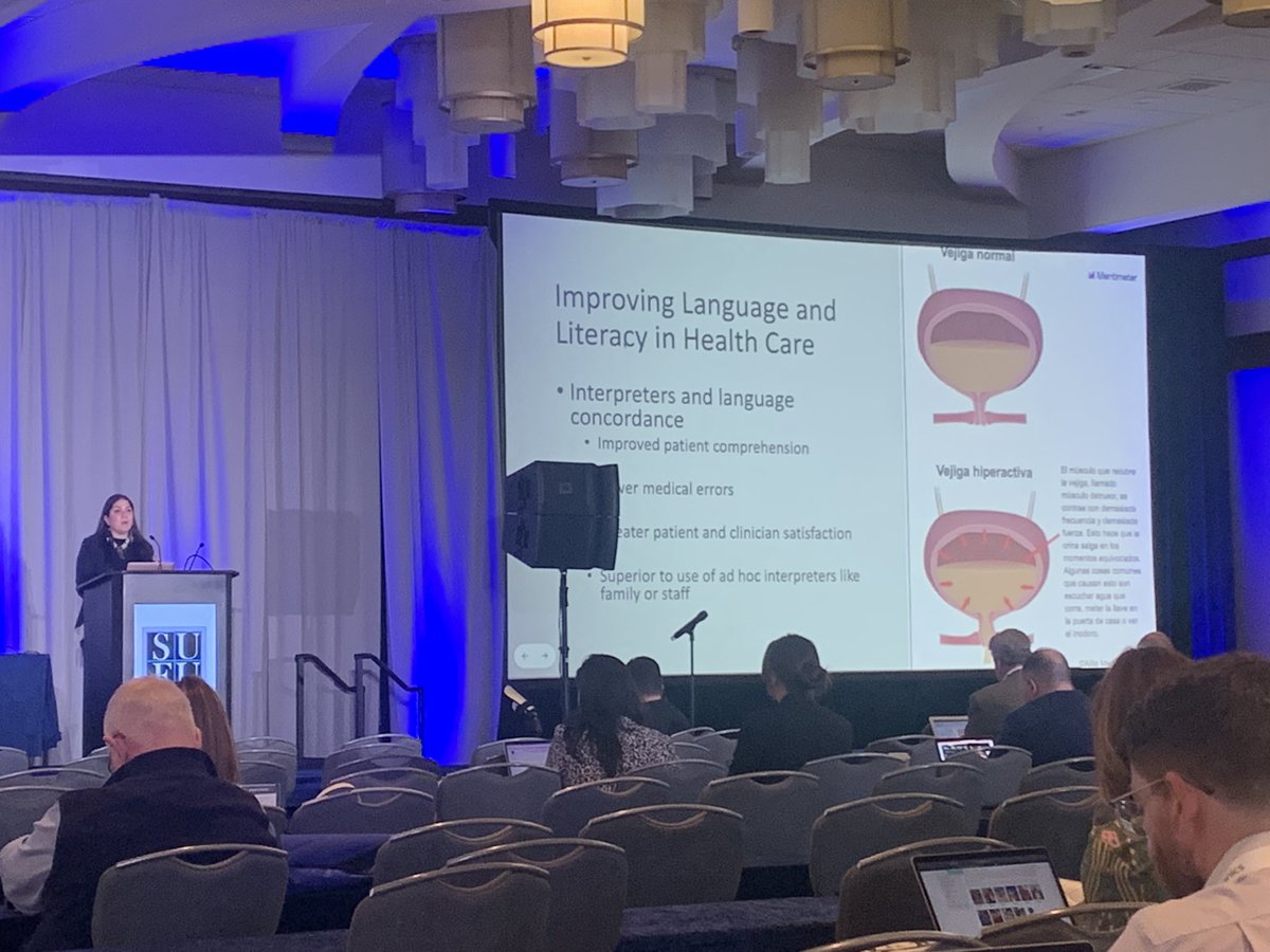 <a href="/YSL_MD/">Yahir Santiago-Lastra | Urology</a> and <a href="/JenAngerMD/">Jennifer Anger, MD, MPH</a> providing excellent practical practice changes to make clinical care more inclusive for patients and address health disparities. 👏🏽💪🏽👏🏽 #SUFU2024