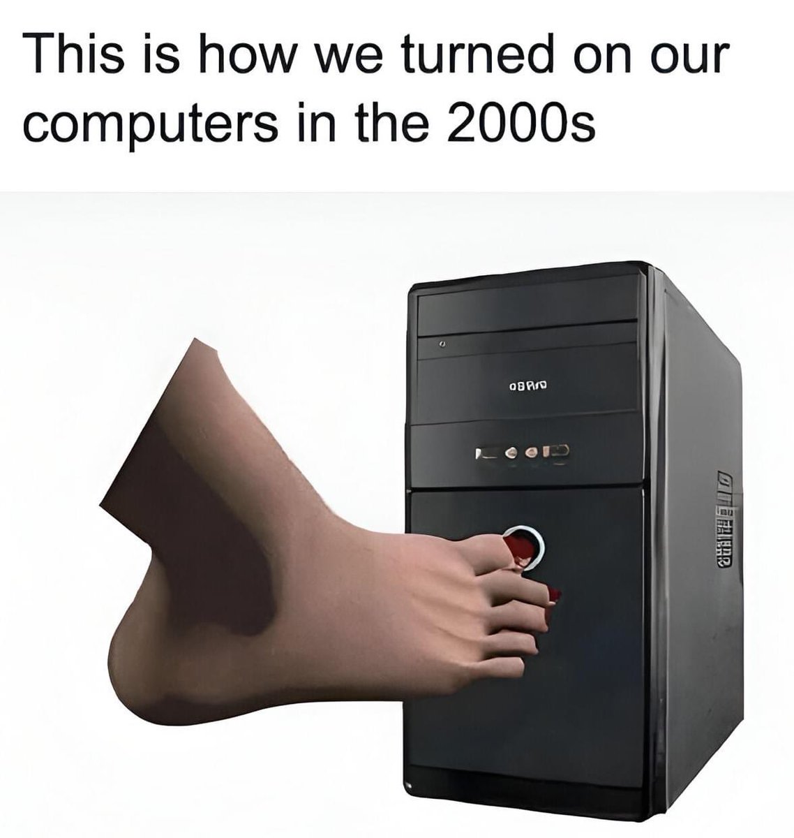 BMTechnologyIT's tweet photo. Come on admit it? 
Who still does this! 😂

#techthatworks #technology #pc #TechLove #toes #2000s #msp #techjokes https://t.co/vtncjXH6qQ