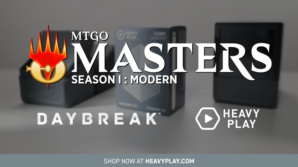 anzidmtg's tweet image. #MTGOMasters is bringing in the heavy hitters.

Our first sponsor is @HeavyPlayLLC! 

Their products have the hype, the accessory tech, and more.  Check them out at heavyplay.com.