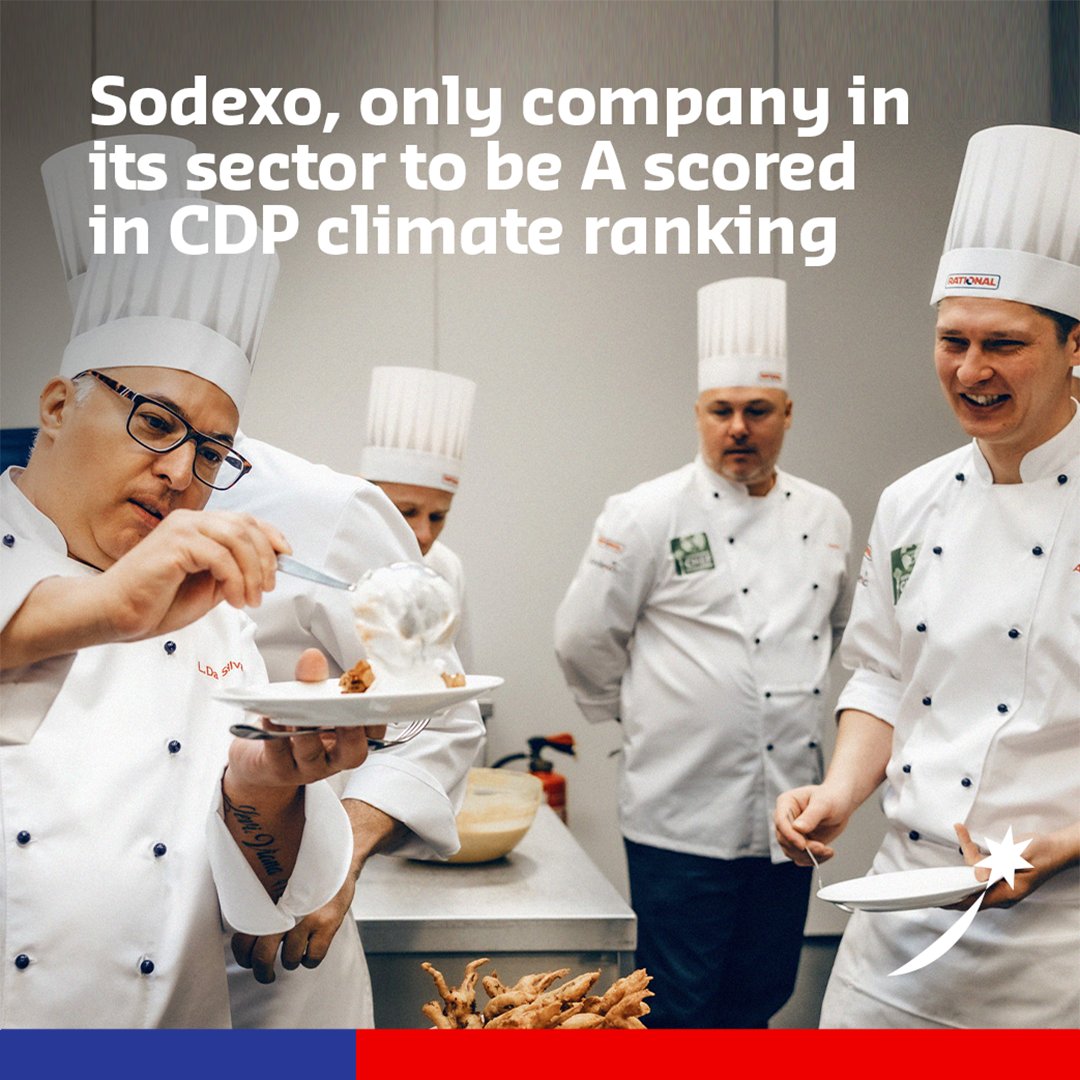 Sodexo is among the top-rated companies in the @CDP climate ranking! This recognition is a great accomplishment, with Sodexo ranking in the top 346 out of 21,000 companies assessed, representing a remarkable two-thirds of the global market capitalization. ow.ly/YRxC50QHeyh