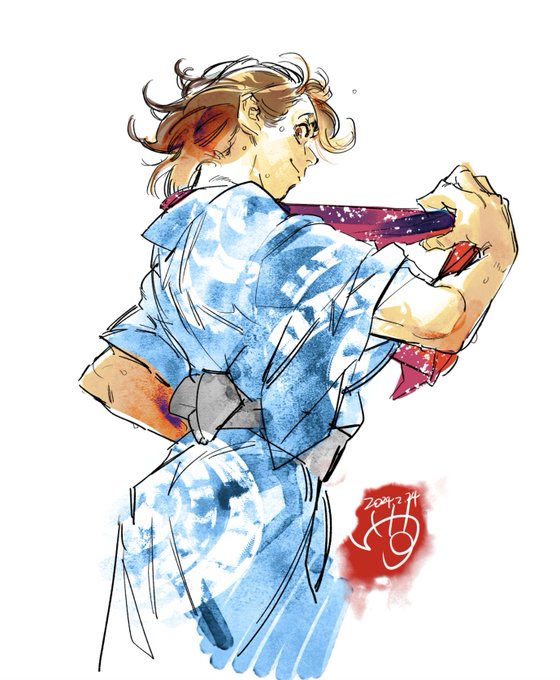 「male focus yukata」 illustration images(Latest)