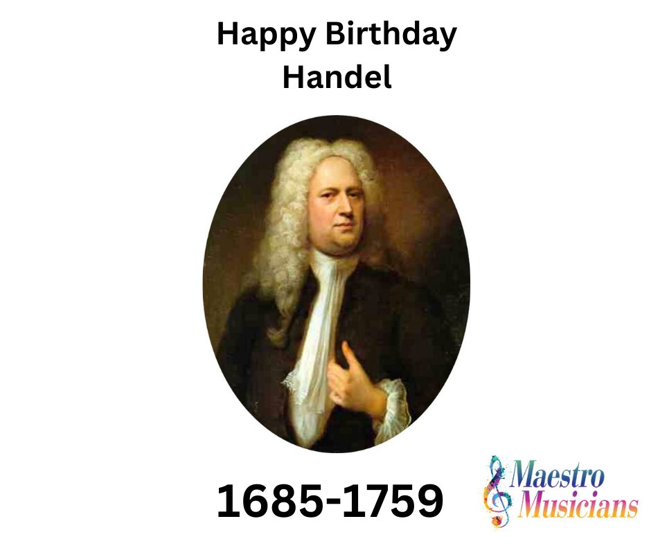 music2culture's tweet image. 🎺🎉 Happy Birthday, George Frideric Handel! 🎉🎺

#GeorgeFridericHandel #MaestroMusicians #BaroqueMusic #HappyBirthdayHandel #MusicalLegacy #ComposerCelebration
