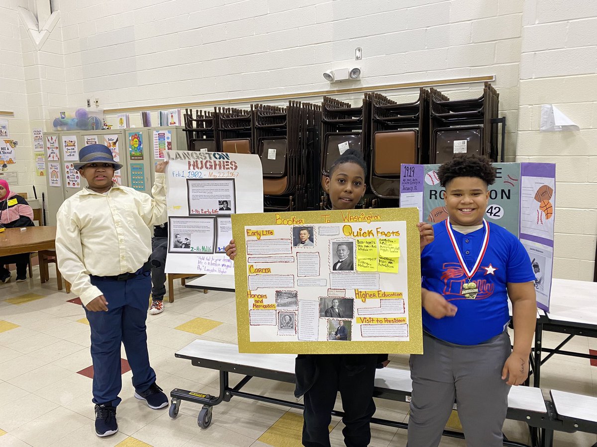 4th grade’s #BlackHistoryMonth wax museum🎉🎉🎉