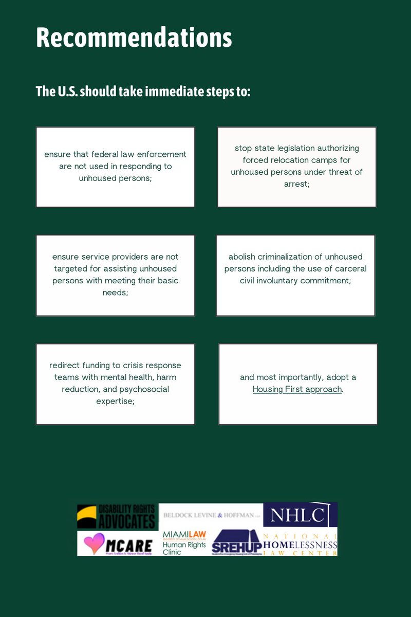 Check out the Human Rights Clinic’s Factsheet on the Criminalization of Homelessness and Mental Health at miami.app.box.com/s/tk2mzjmh3dv5….