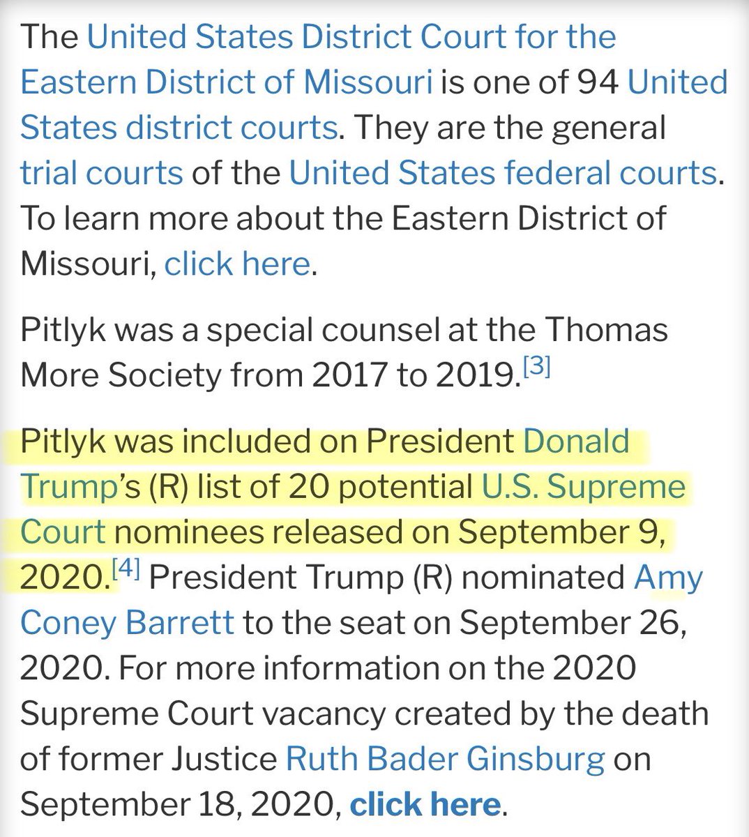 Let me introduce y’all to Sarah Pitlyk. She’s a trump-nominated federal judge. She is anti-IVF and anti-surrogacy and she was also once on trump’s SCOTUS list. Is it hitting home yet?