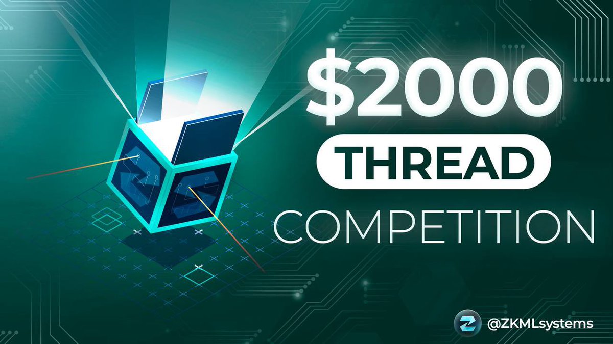 ZKMLsystems's tweet photo. $zKML Thread Competition Complete!

We said there’d be 5 winners but due to the number of quality threads made, we’re doubling it to 10 winners.

The following thread writers will each receive $200 in $zKML:

https://t.co/PcV5ULn8Cf

https://t.co/m1nVq0AmbP

https://t.co/CEUbRbyiIV

https://t.co/bUK3RqP2qp

https://t.co/aE6co4XUgS

https://t.co/3eu6loVFyH

https://t.co/yNGJ8kxz46

https://t.co/FLQHSx4Cjc

https://t.co/Il3eOYLUdj

https://t.co/DUEkP6XR10

We are contacting all winners.
