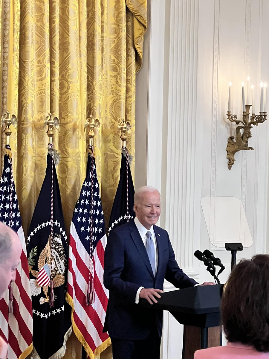 govbryan's tweet photo. The president was on fire today. He has made incredible strides in infrastructure, broadband, social programs, energy, housing and the economy. Yes there is more to do but give Joe his Jacket, he is killing it!!! #votemon
#BidenHarris2024 https://t.co/ySREOdGFSi