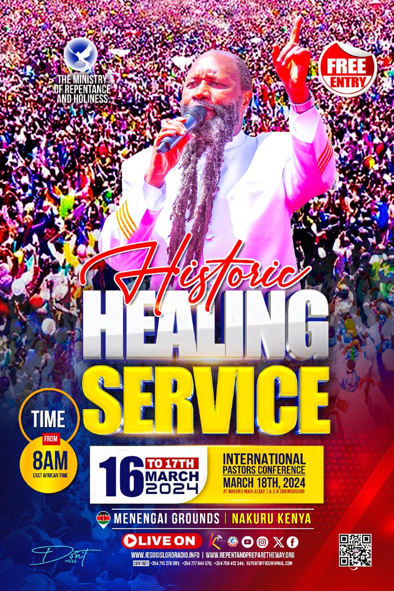 MoraaJanet4's tweet photo. #Menengai6Updates HISTORIC HEALING SERVICE ON DATE 16TH and 17TH ON MARCH. 

👉Don't miss Mark this DATE on your calendar https://t.co/C3gF2ExLmG