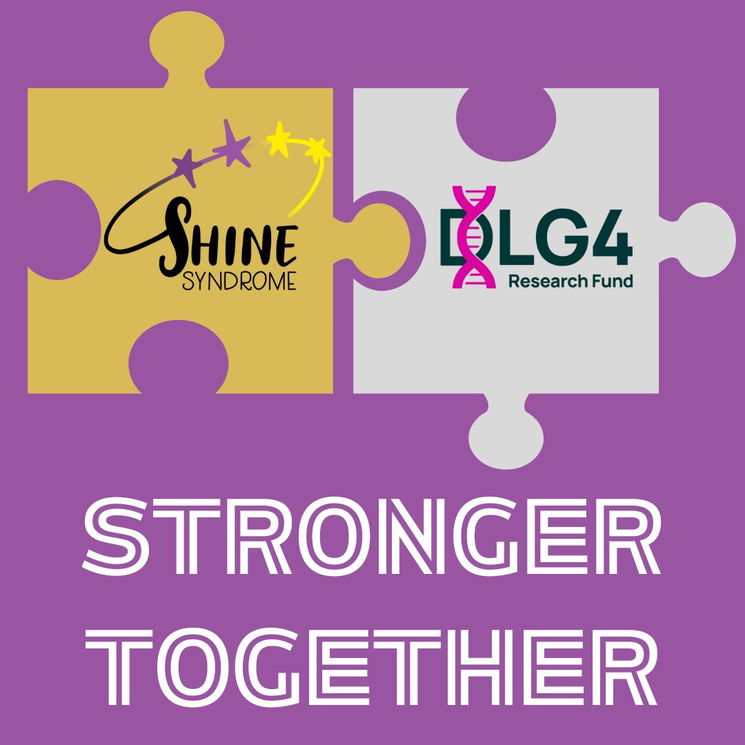 curedlg4's tweet photo. We’re joining forces and unifying the effort! The DLG4 Research Fund and the SHINE Syndrome Foundation have agreed to come together under the SHINE Syndrome Foundation umbrella. https://t.co/YSWW6NEUgX