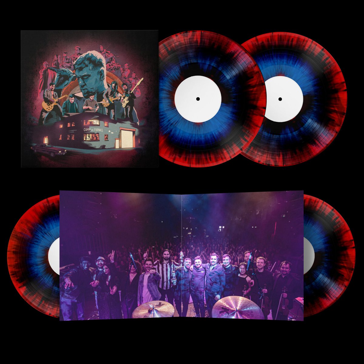 theheavynorth's tweet photo. 🔥The Heavy North - 'Fire In The Furnace'

'Fire In The Furnace' is the debut live album from @theheavynorth recorded at the band's hometown headline show at the @CampandFurnace, Liverpool on Friday 1st December 2023.

The full length 90-minute live performance features 20 tracks taken from The Heavy North's debut EP #DiveBarBlues (2020), the band's debut album #ElectricSoulMachine (2022) and last year's follow-up #DeltaShakedown (2023).

#FireInTheFurnace will be available on double 12" gatefold colour vinyl (2LP), double CD (2CD) and all download and streaming platforms from Friday 2nd August 2024.

The first 50 pre-order customers will also receive a FREE signed set list from the show and exclusive early access to watch the full-length #FireInTheFurnace concert film - available to rent or buy on @YouTube and @PrimeVideo in Summer 2024

Pre-order #FireInTheFurnace exclusively from our friends at @waxandbeans from 10am on Monday 26th February 2024

Artwork by @sailor_seasick 
Photography by @conga1878