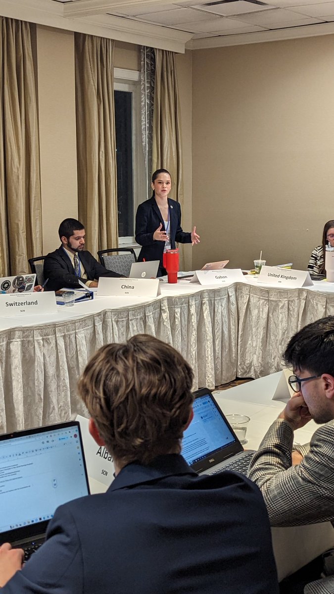 JCCCModelUN's tweet image. JCCC ModelUN at Midwest ModelUN Conference 2024 St Louis. Representing Gabon and South Africa. @JCCCtweet @CoLabJCCC @JCCCStudentLife