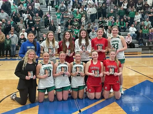 Congratulations to our Class A All-Region 2 ND Attack Players!!

Cabryn Fritel (Devils Lake)
Torri Fee (Devils Lake)
Tylie Brodina (Devils Lake)
Kate LeClerc (Grafton)