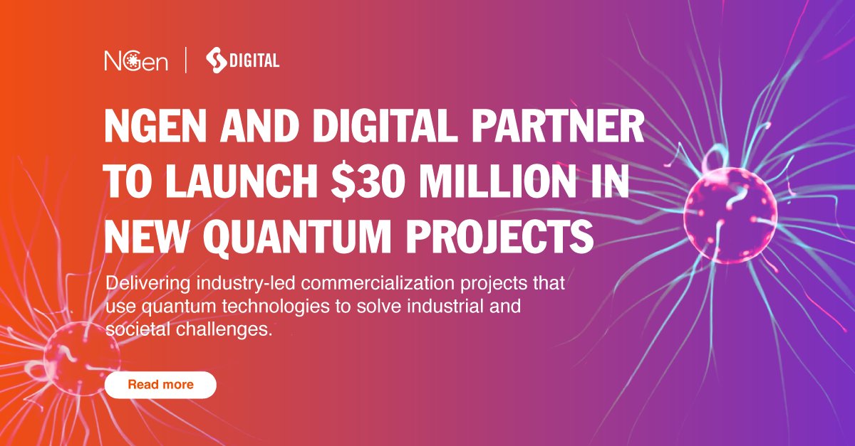 📢🌍 CALL FOR PROPOSALS IS OPEN! DIGITAL and @NGen_Canada’s joint call for proposals in commercializing quantum technologies is accepting project concepts. ❔For more information or to submit a project concept: 🔗Visit our website: lnkd.in/gqUd6zAV