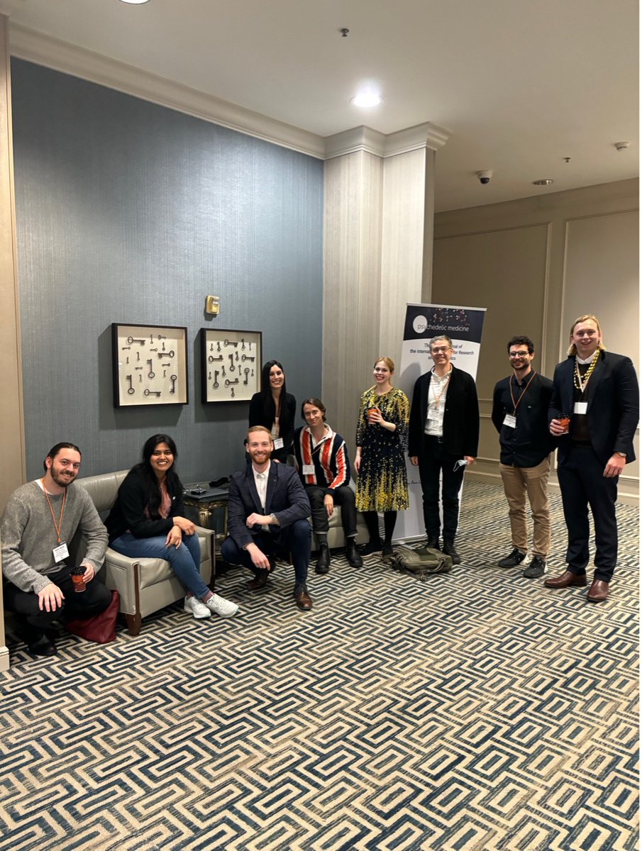 Last week, the CPCR team presented on-going scientific work across a number of topics at International Society for Research on Psychedelics in New Orleans! Photo thread below! @DocDurDur @n_sepeda @SeanPGoldy @winstonian3 @BWe1ss @AlChemical77 @FredBarrettPhD @CeydaSayali…