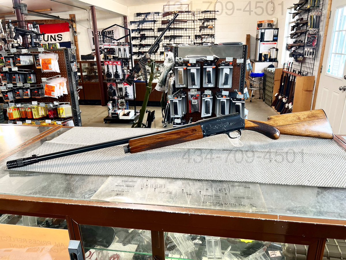 AmmoGear's tweet photo. Vintage Browning Sweet Sixteen 16 gauge autoloaders rarely pop up this nice!
434-709-4501 #vintage #browning #shotgun #sweet #sixteen #sweetsixteen #awesome #beautiful #hunting #gun #heirloom #granddad #16ga #rabbit #season https://t.co/HTUFSR8v7J
Text: 434-441-8872 https://t.co/WrJeh6im1q
