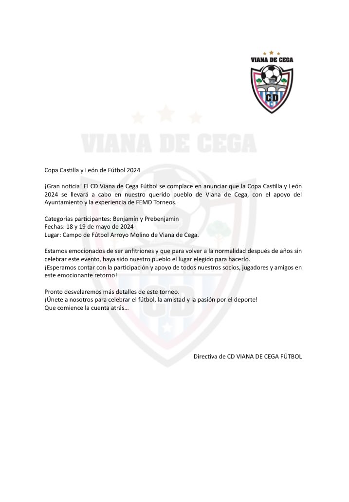 C.D Viana de Cega Fútbol (@vianafutbol) on Twitter photo 