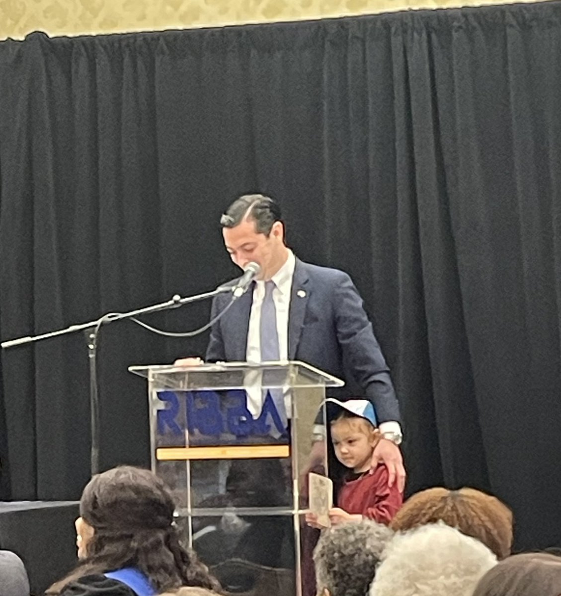 PaigeCParks's tweet photo. Policies for children & families should always be a part of economic strategy. There is no prosperity for our state without investments in kids. 4 year old Ari & Noah agree! These future business leaders & policy makers remind us of that today @RIBBABIZ legislative breakfast. ๐ฅฐ https://t.co/3gsJ5Xmix3