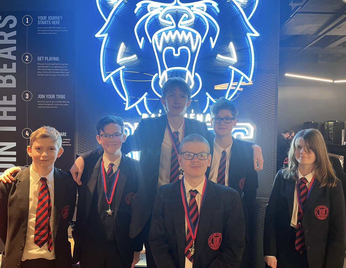 📣 Our esports team are NI Digital Schoolhouse champions for the third consecutive year 🎮🏆 Our pupils will now go on to represent NI at the national championships in England next month 🎉 Congratulations team 👏 #bepartofballyclarehigh #success #ambition