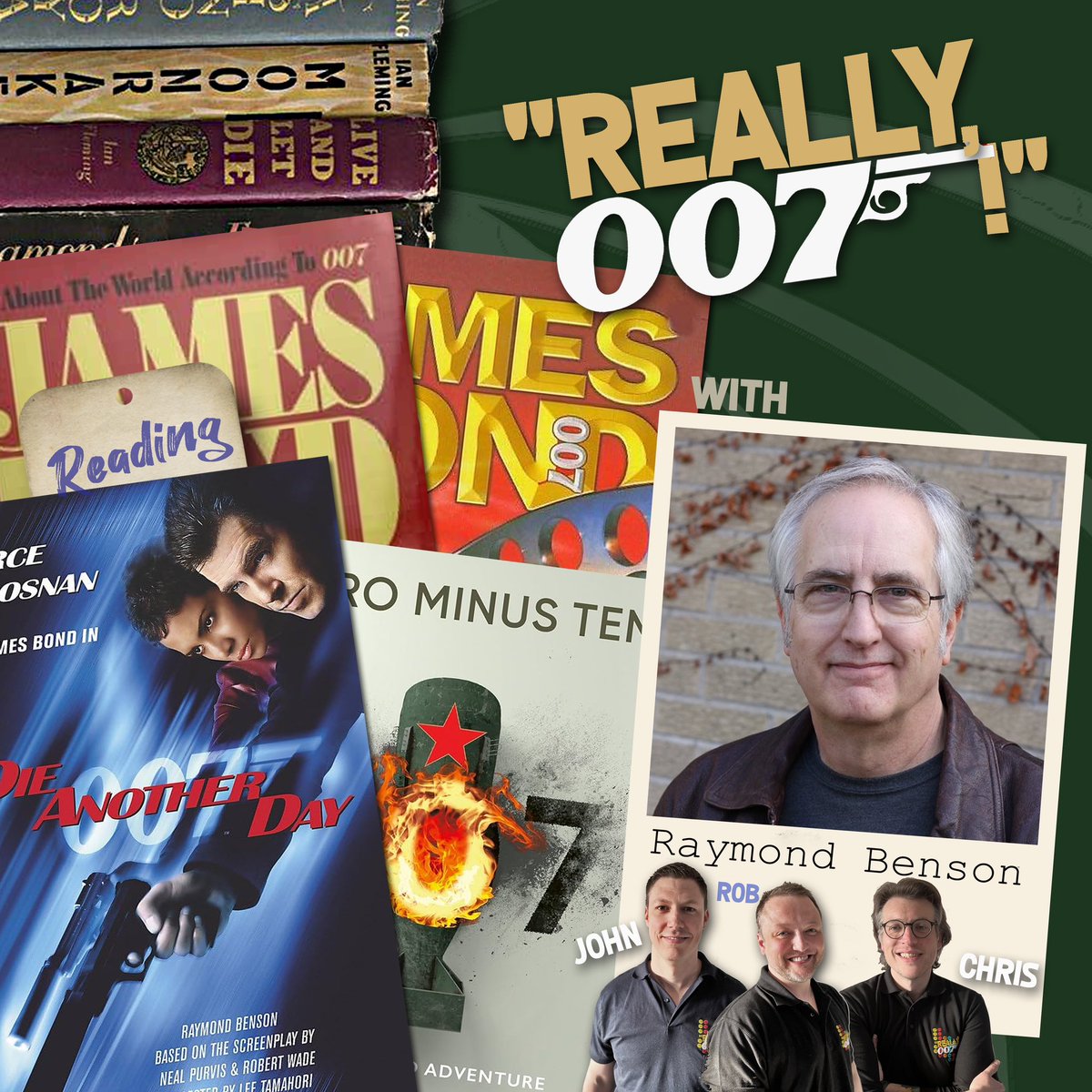New interview! We chat to author @RaymondBenson about his amazing career - writing loads of #JamesBond books including 3 Pierce Brosnan novelisations! 🎥youtu.be/Q9SBkeVG6Ps?si… 🍎podcasts.apple.com/gb/podcast/rea… 🎧open.spotify.com/episode/3zCXJn…