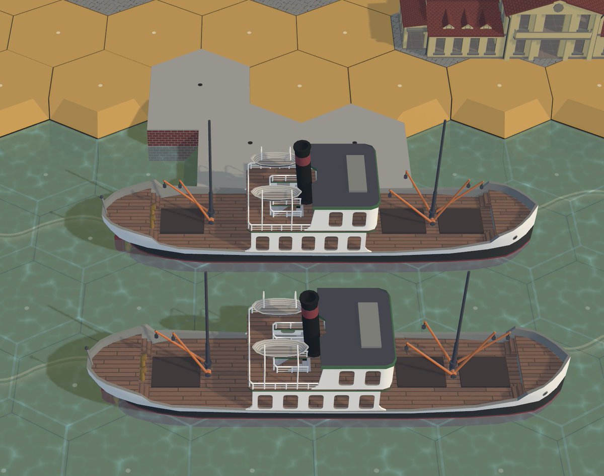 piers and first ship (unfinished)