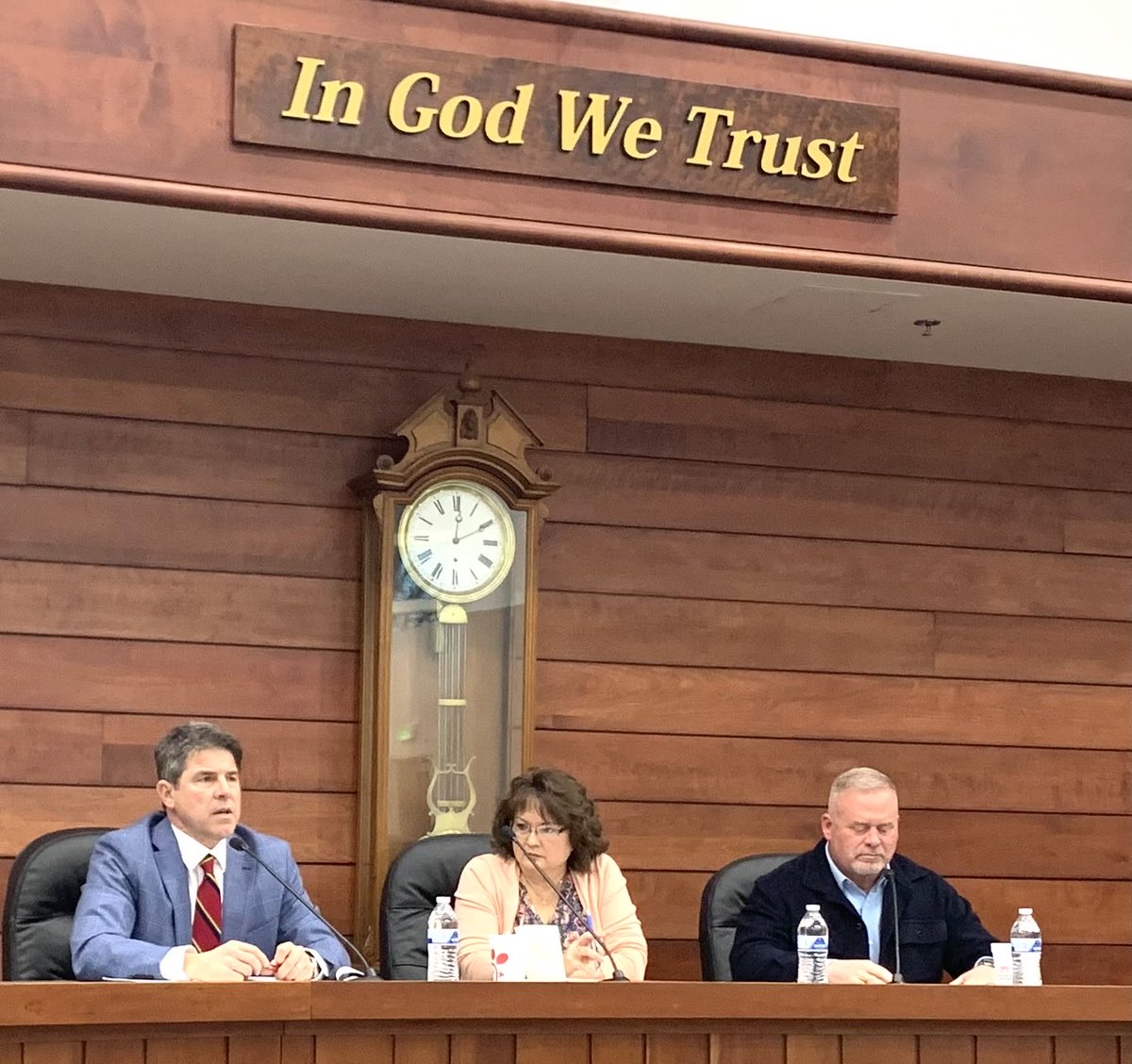 StevePowell_1's tweet photo. Senator Bray and Representatives Mayfield and Haggard speaking at today’s Greater Martinsville Chamber of Commerce Membership meeting. https://t.co/sLQ8oEgcha https://t.co/6wUCRQ5zu4