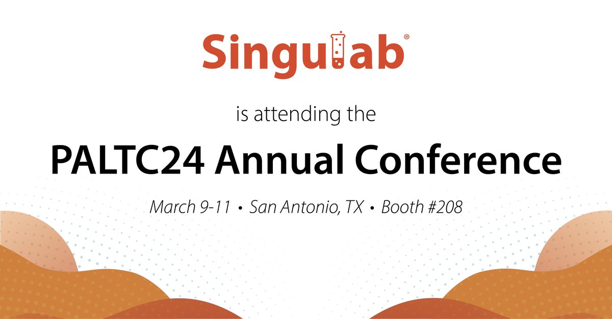 GetSinguLab's tweet image. We are excited to announce that we're attending the @AMDApaltc PALTC24 Annual Conference next month in San Antonio, TX. Come meet the team to learn about our #personalizedsolutions for post-acute and long-term care!

#getsingulab #diagnostictesting #pgx  #precisionmedicine