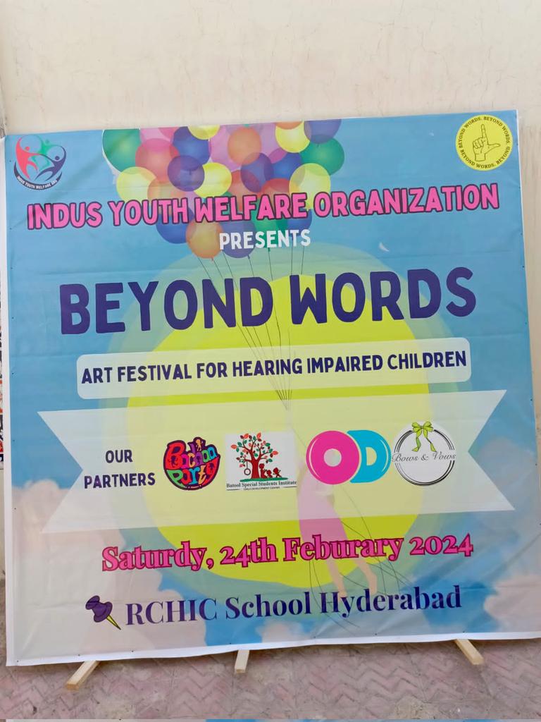 Indus Youth Welfare Organization ® (@iywo_) on Twitter photo <a href="/IYWO_/">Indus Youth Welfare Organization ®</a> has organized a mega Art Festival for hearing-impaired childrens of Hyderabad.
#IndusYouthWelfareOrganization
<a href="/KainatHakeem/">Kainat Halepoto</a> <a href="/khalidkoree/">khalid hussain</a> @HANDSPakistan <a href="/SoomroHaleema/">Haleema</a> <a href="/KainatHakeem/">Kainat Halepoto</a> @rizwanahunain <a href="/AbdullahDayo/">Abdullah Dayo</a> <a href="/DaadloSain/">Daadlo 🍉</a> <a href="/MehakAnwar22/">Mehak Anwar 🦋</a> <a href="/VeengasJ/">Veengas</a> <a href="/DrFoziakeerio/">Dr Fozia</a> <a href="/FatehMari/">Fateh Mari</a> <a href="/IYWO_/">Indus Youth Welfare Organization ®</a> has organized a mega Art Festival for hearing-impaired childrens of Hyderabad.
#IndusYouthWelfareOrganization
<a href="/KainatHakeem/">Kainat Halepoto</a> <a href="/khalidkoree/">khalid hussain</a> @HANDSPakistan <a href="/SoomroHaleema/">Haleema</a> <a href="/KainatHakeem/">Kainat Halepoto</a> @rizwanahunain <a href="/AbdullahDayo/">Abdullah Dayo</a> <a href="/DaadloSain/">Daadlo 🍉</a> <a href="/MehakAnwar22/">Mehak Anwar 🦋</a> <a href="/VeengasJ/">Veengas</a> <a href="/DrFoziakeerio/">Dr Fozia</a> <a href="/FatehMari/">Fateh Mari</a>
