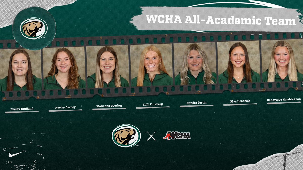 BSUBeaversWHKY's tweet photo. 14 Beavers are named to the WCHA All-Academic Team! Along with 11 WCHA All-Scholar Athletes! Way to go beavers!! 🦫👏🏻👏🏻 https://t.co/CULdYJpddP