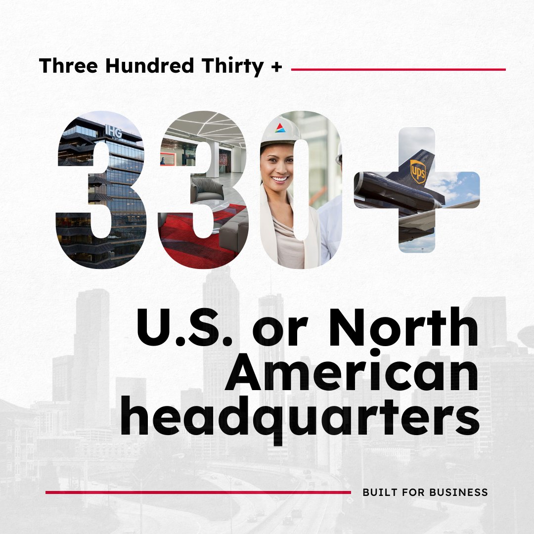 An abundance of company headquarters make metro Atlanta their home because they know we're #BuiltForBusiness. To learn more visit metroatlantachamber.com/built-for-busi…