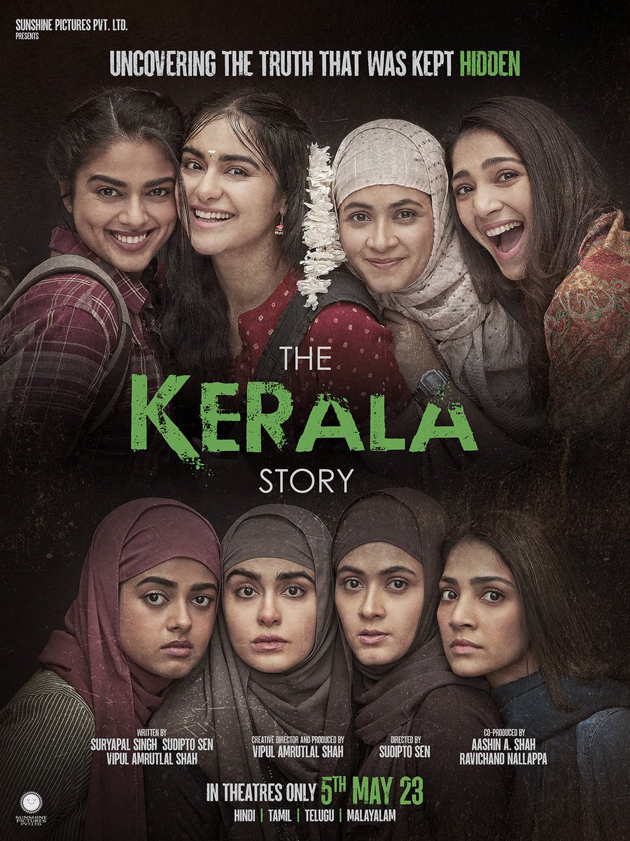 Screen play Vera level. 4 girl acting mindblowing. Best thriller experience. Every Girl Must Watch This Movie Explains A Lot It Is Based On A Real Event. Must watchable movie Rating 9/10 @zee5tamil @adah_sharma @SiddhiIdnani #TheKeralaStory #thekeralastoryreview