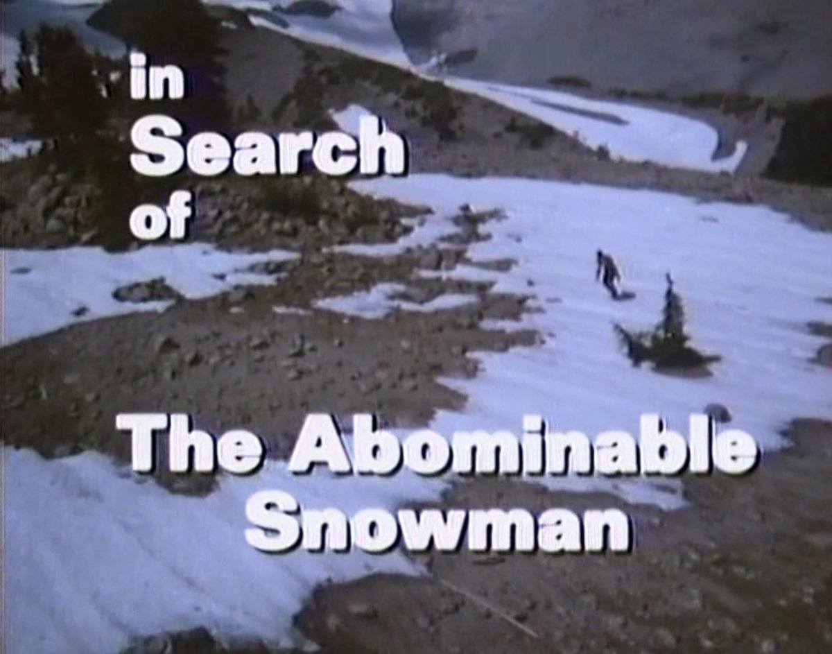InResearchOfPod's tweet image. The latest "In reSearch Of..." looks back at the last of the "ISO" cryptozoology episodes, the Abominable Snowman. Don't let the "Patreon" scare you off - it's free to listen. patreon.com/posts/99069500