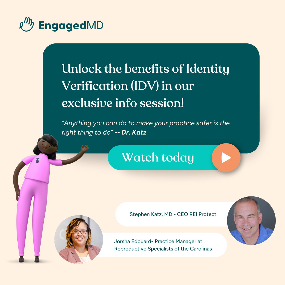 Our team sat down and talked to fertility and risk management experts about risk mitigation on consent forms and how IDV is becoming no longer just an option, but the new standard of care.

Watch today: hubs.ly/Q02m3HKM0