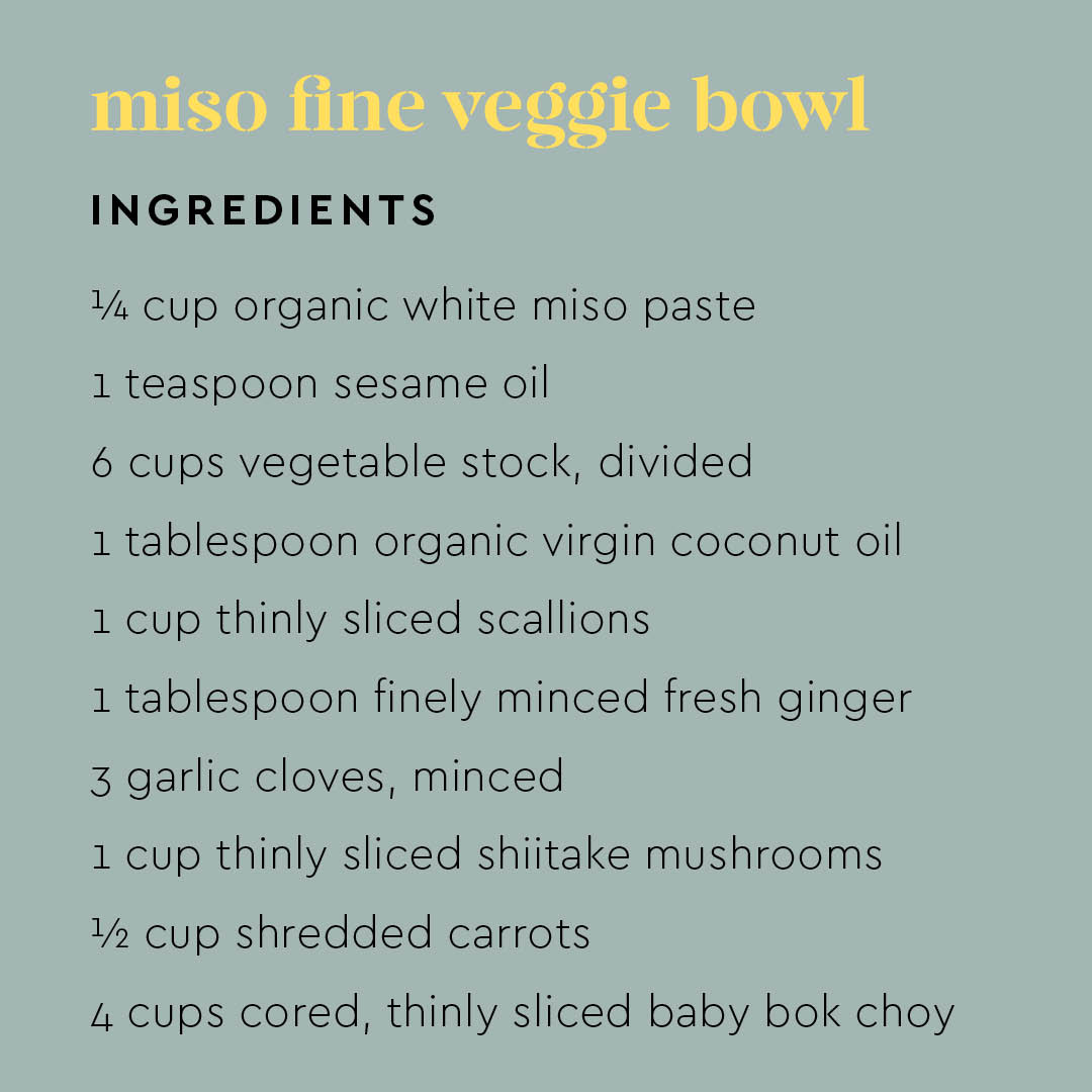 wellenoughbooks's tweet image. Cozy up to a bowl of Miso Fine Veggie Soup from Jen Hansard&apos;s kitchen to yours—filled with love, nutrients, and a burst of incredible flavors. Because simple meals can be extraordinary! 🍲💚

#souprecipe #simplerecipes #easyrecipes #healthyrecipes #glutenfreerecipes  #cookbook