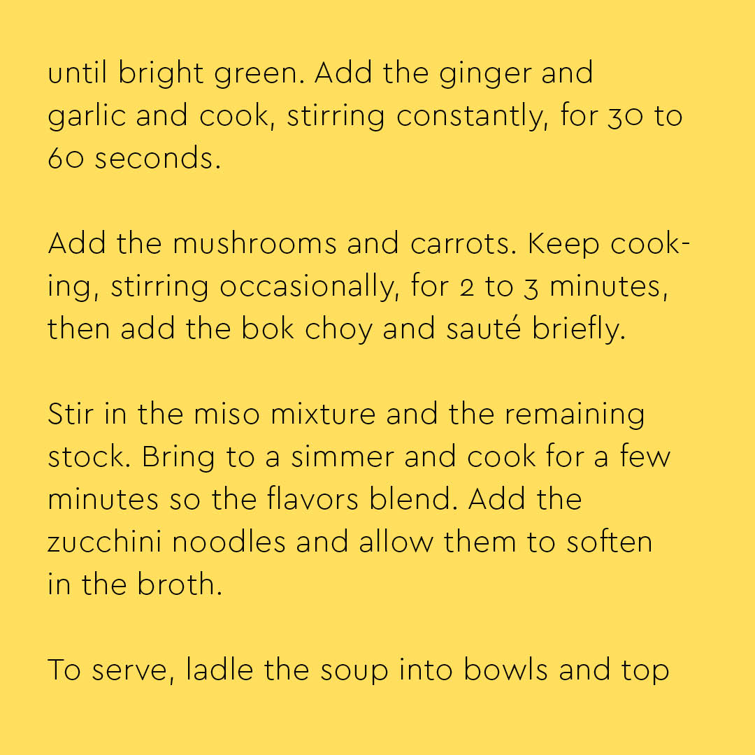 wellenoughbooks's tweet image. Cozy up to a bowl of Miso Fine Veggie Soup from Jen Hansard&apos;s kitchen to yours—filled with love, nutrients, and a burst of incredible flavors. Because simple meals can be extraordinary! 🍲💚

#souprecipe #simplerecipes #easyrecipes #healthyrecipes #glutenfreerecipes  #cookbook