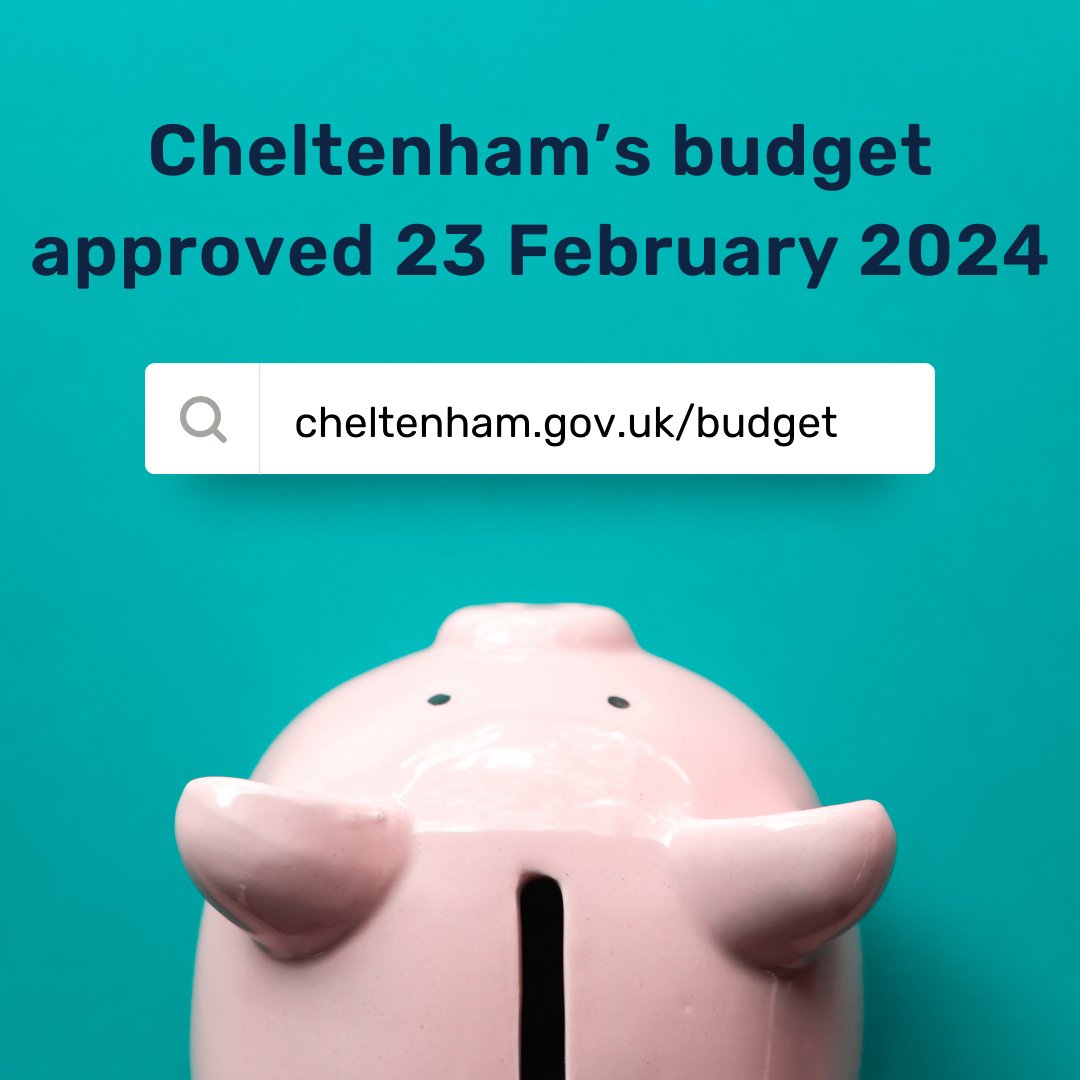 Cheltenham’s #budget for 2024/25 has been approved following consultation with residents and businesses. Proposals for 2024/25 reinforce the council's commitment to shaping and improving public services and enabling strong economic growth and development for the town.