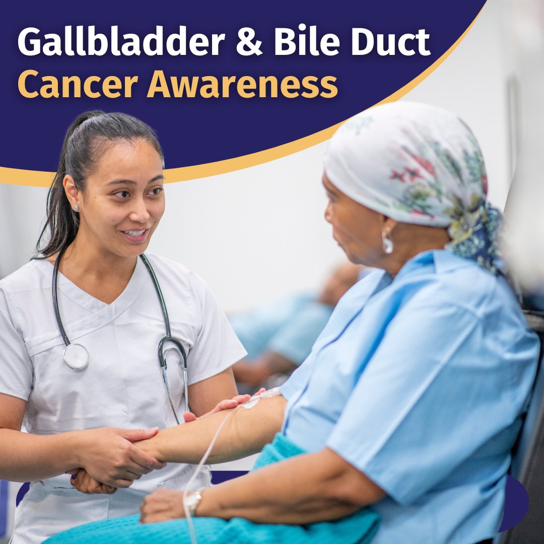 NMQF's tweet photo. It is Gallbladder Cancer and Bile Duct Cancer Awareness Month. 

Incidence of gallbladder cancer has increased in recent decades among Black individuals, despite declining among other populations. 

Learn about these disparities: https://t.co/nGkRTImTaq

#ShiftCancer https://t.co/SgCKdUskM6