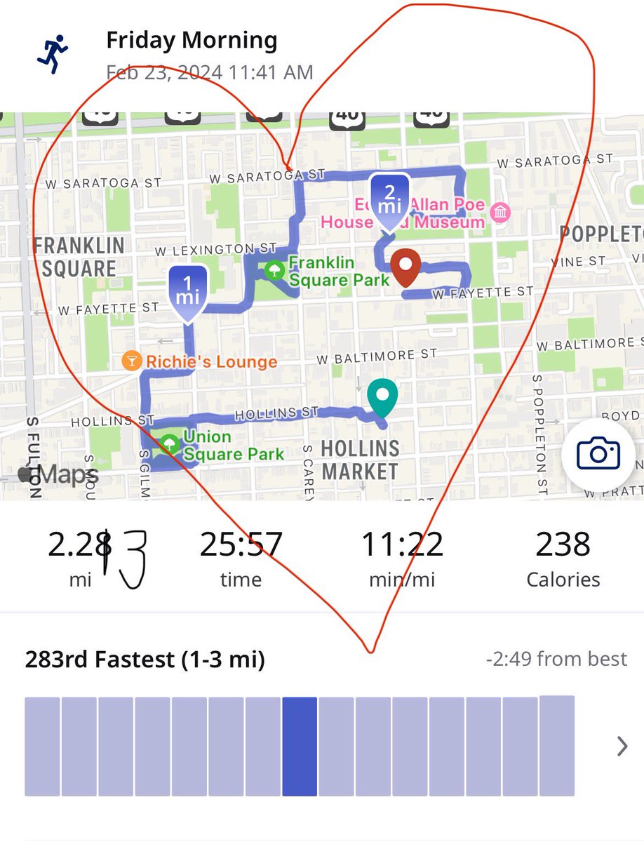 PNicoleking's tweet photo. Ran 2.23 miles in honor of #RunWithMaud #AhmaudArbery this morning. Ahmad Avery was murdered while running in Saltillo Shores, GA on Feb 23, 2020. thx for the reminder @bmoreR4J https://t.co/kjiRRaxXbz