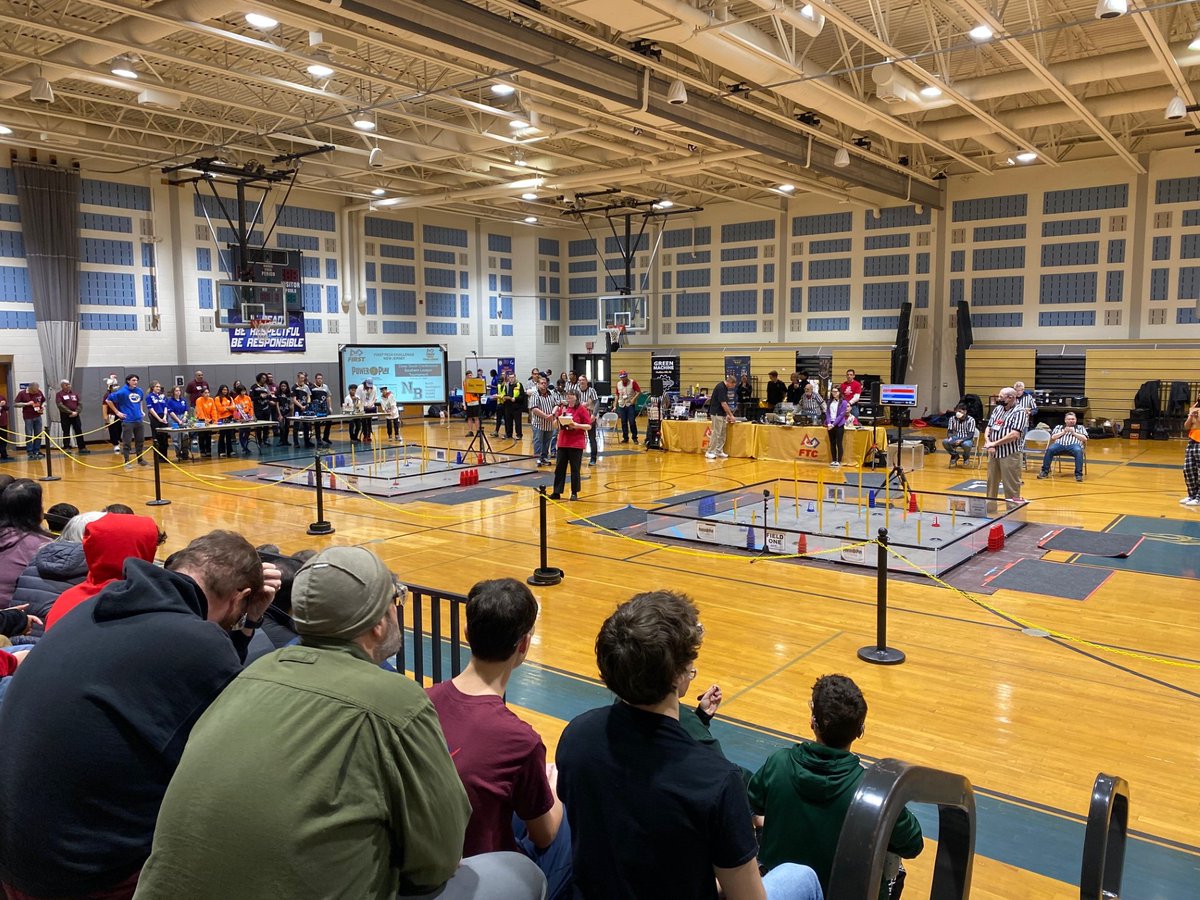 Come out and support our HS Robotics team, the TecHounds, as they compete in the South Jersey league tournament. The event is tomorrow at the Middle School. Competition starts around 11 AM and ends around 4 PM. You can come and go as you please, and there is no admission fee.