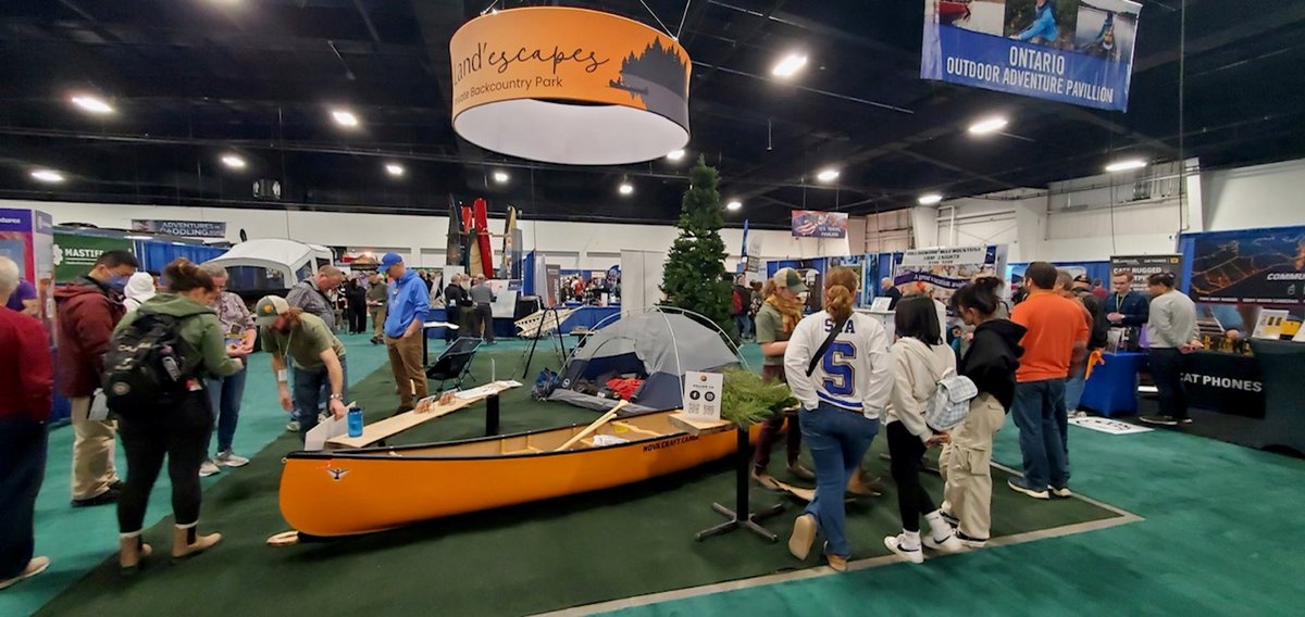 We're at the Toronto Outdoor Adventure Show this weekend supporting the <a href="/landescapes_on/">Land'escapes</a>  booth - come say hello!