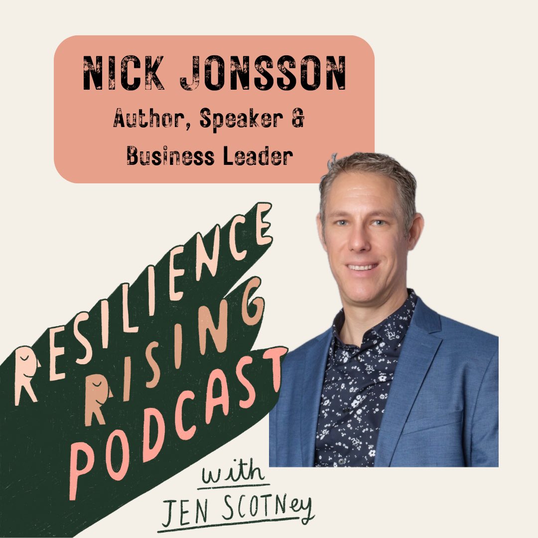 🎧 NEW EPISODE OUT TODAY 🎧 Thanks to @NickJonsson for talking about his book ‘Executive Loneliness’ and his five steps to thrive 📕 Nick used his own experiences of alcoholism, depression, and a suicide of a friend to set up support groups for all. podcasts.apple.com/gb/podcast/res…