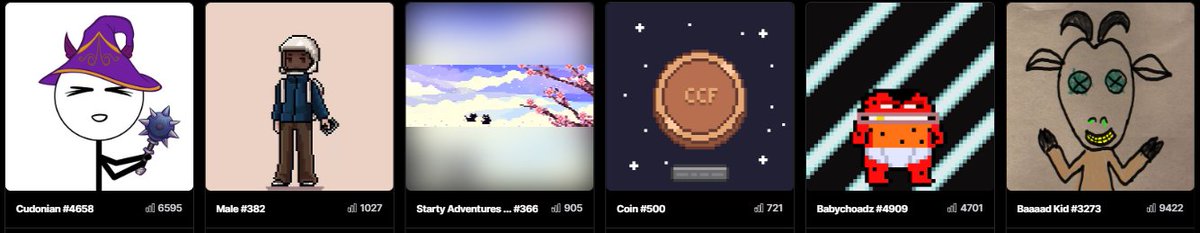 StargazeRaffles's tweet photo. Weekly raffle N°36 prizes announcement :
Draw sunday !
1- @baaaadkids 
2- @starchoadz baby
3- @CosmosCoinFlip 
4- @startynft adventures
5- @StargazeRooms resident
6- @CudoniansNFT https://t.co/xtdZc5kMwJ