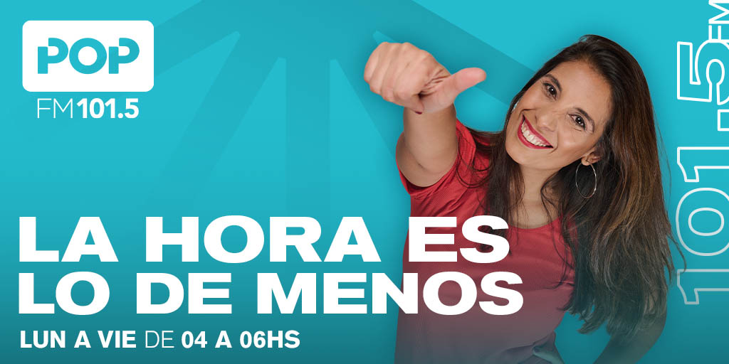 AIRE | Ya empezó #LaHoraEsLoDeMenos junto a
<a href="/Eloisita82/">Eloisa Armella</a> 

Escuchanos en vivo ⤵️
📻101.5 FM
💻Youtube Pop Radio 101.5
🌐radiopop.fm
📲App Pop Radio 101.5 FM