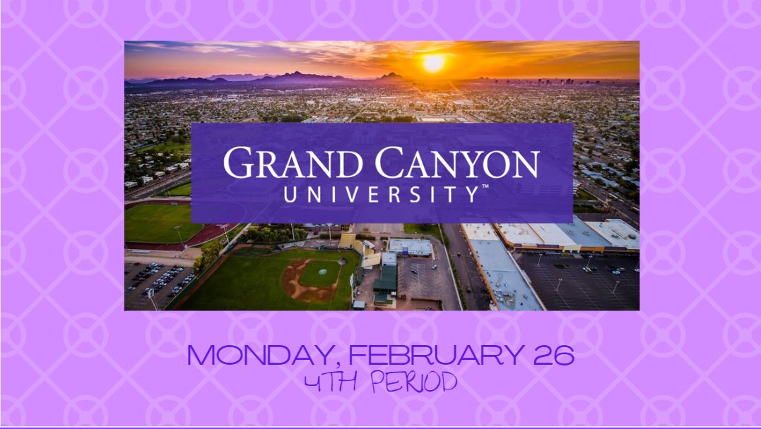 College Rep Visits start again on Monday. See the full schedule and sign-up in SchooLinks.